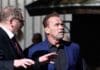 Schwarzenegger v Osvětimi vyzval k boji proti předsudkům a nenávisti