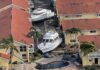 Lodě vyplavené do ulic ve Fort Myers