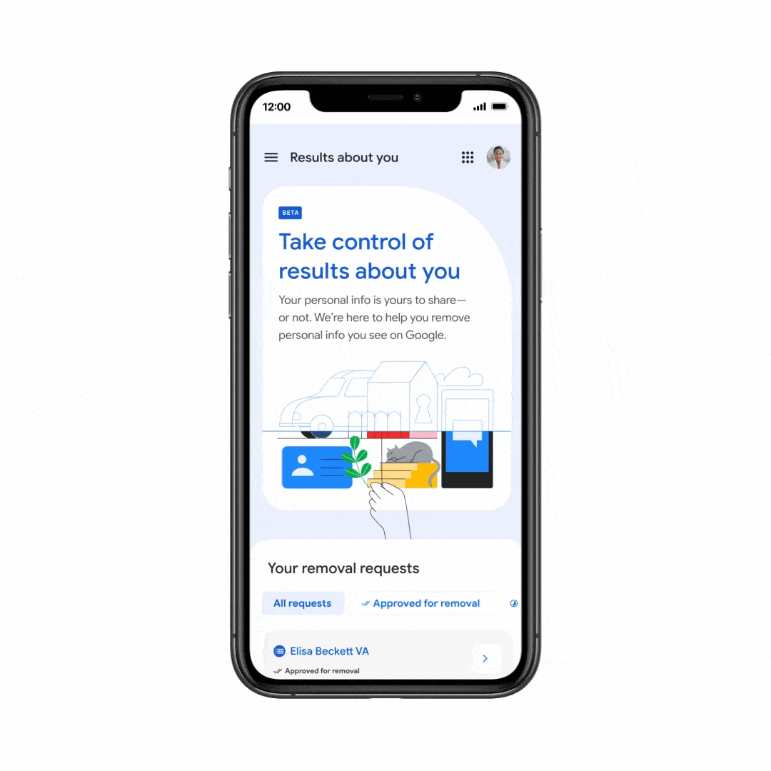 Google odstranění výsledků osobních informací