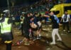 Nepokoje na fotbalovém zápase v Indonésii