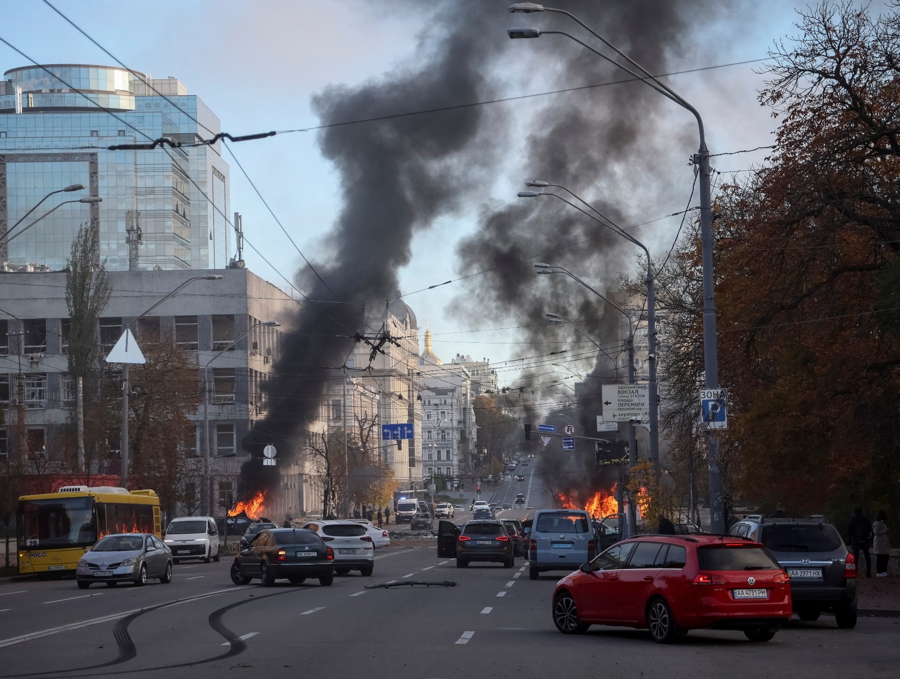 Hlavní město hlásí po ruském útoku nejméně pět mrtvých