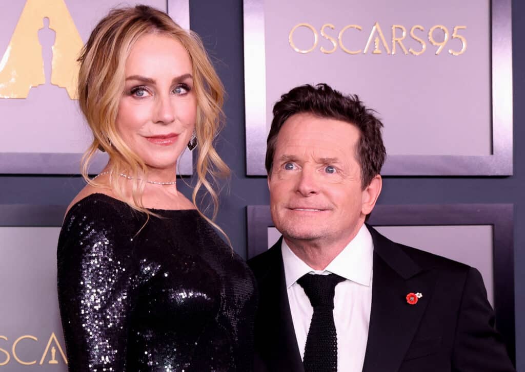 Herec Michael J. Fox s manželkou Tracy Pollan