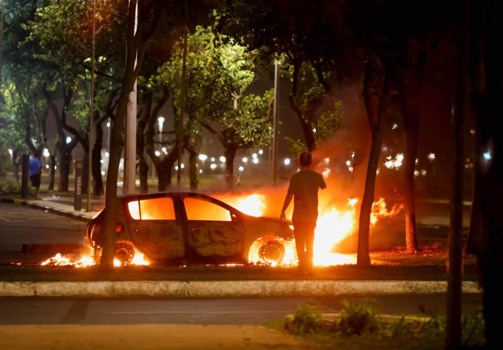 Povolební protesty v Brazílii