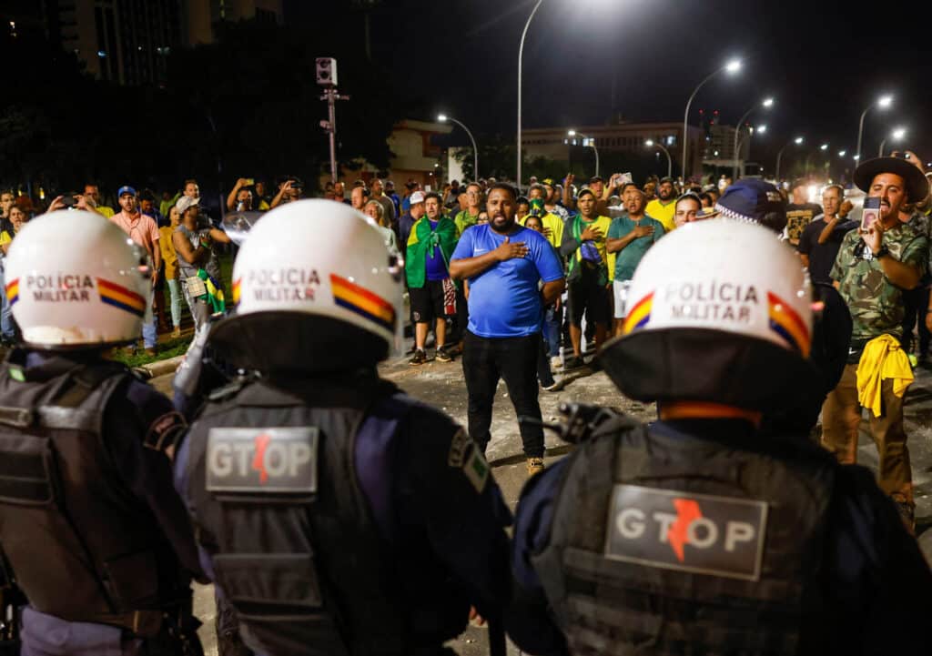 Povolební protesty v Brazílii