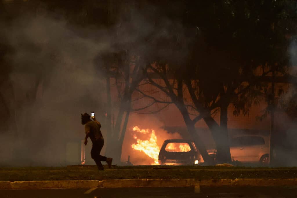 Povolební protesty v Brazílii