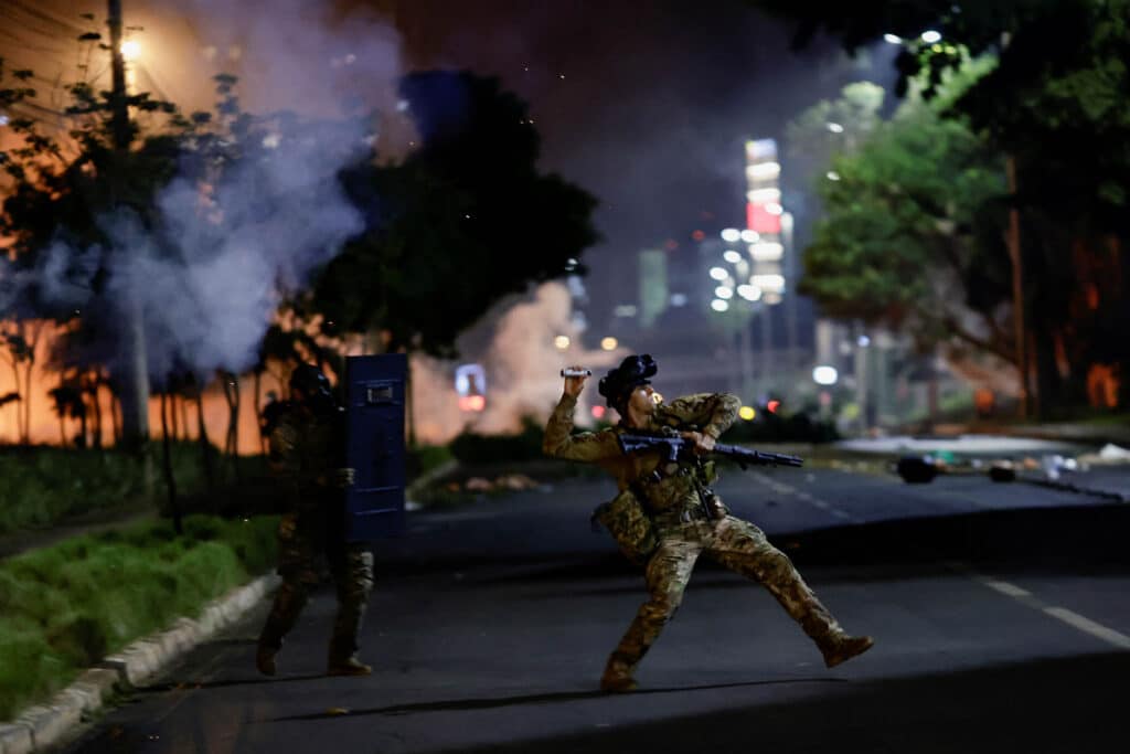 Povolební protesty v Brazílii