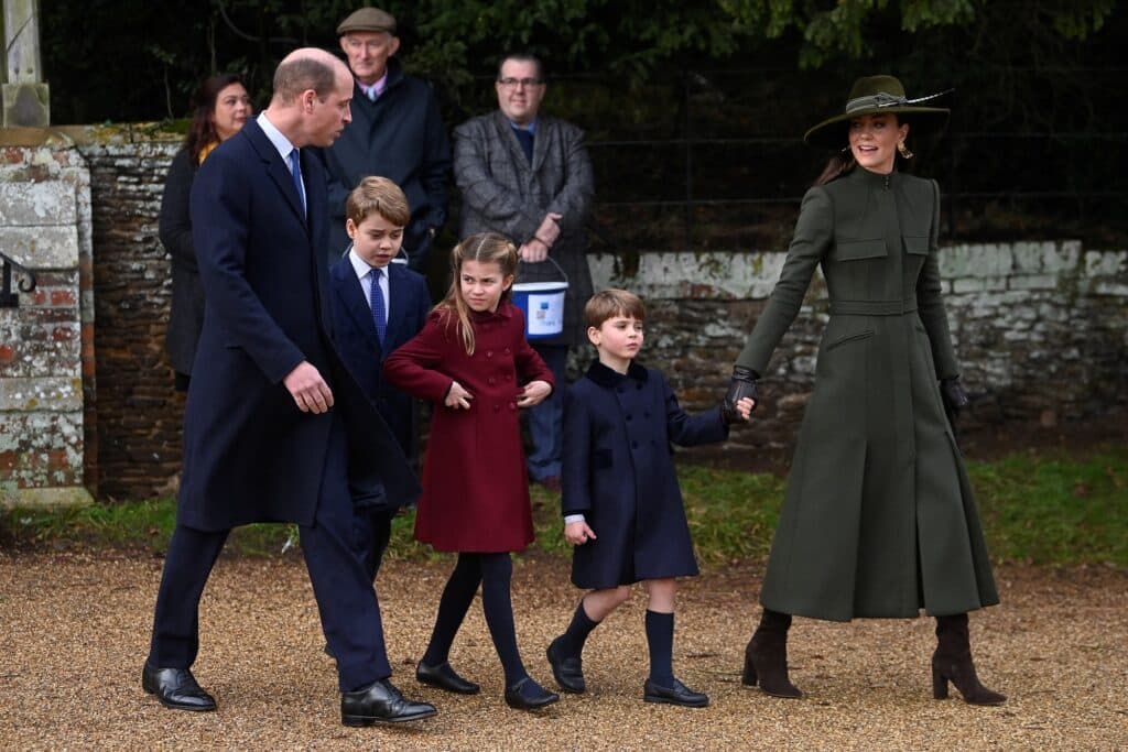 Princ a princezna z Walesu s dětmi