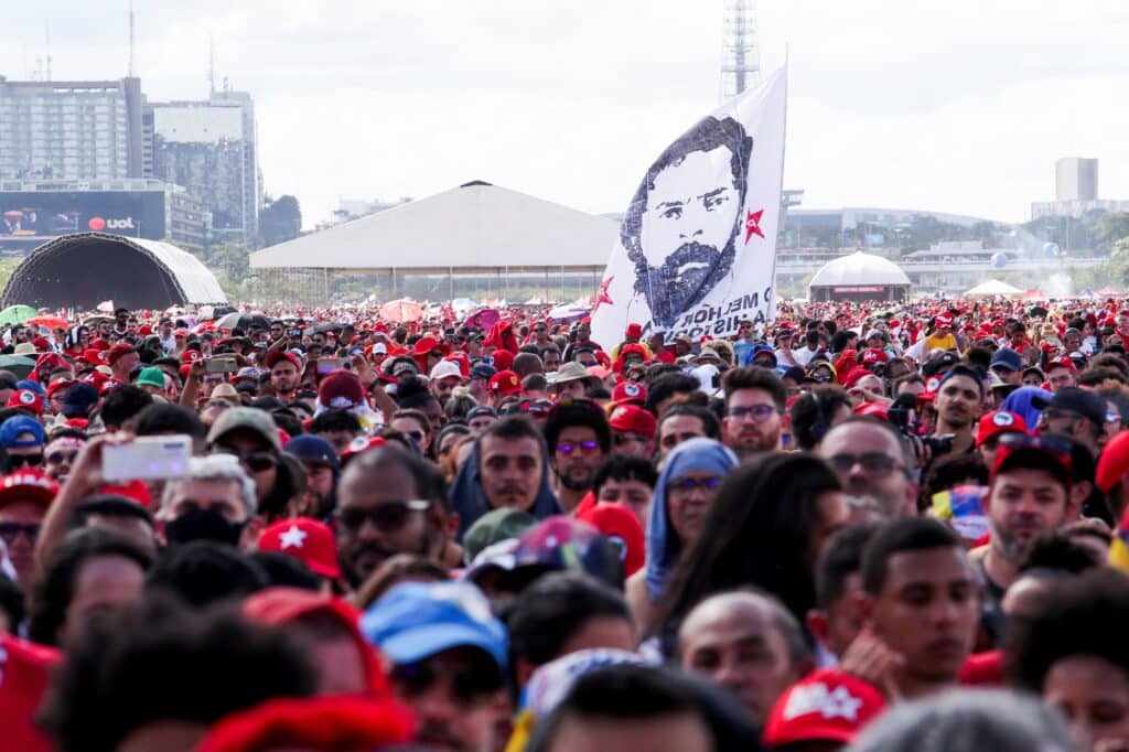 Příznivci brazilského prezidenta Luly, Brasília