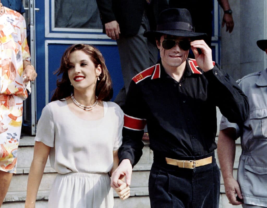 Michael Jackson a Lisa Marie Presley-Jackson