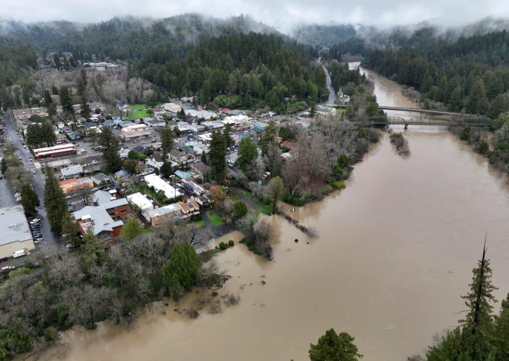 Guerneville, Kalifornie, 15. ledna 2023