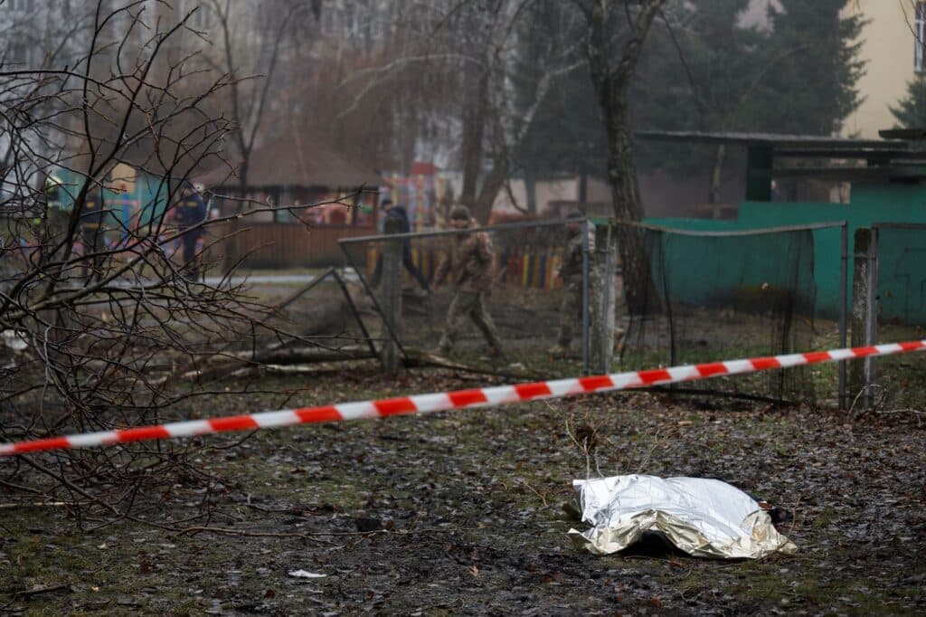 Při pádu vrtulníku zahynul ukrajinský ministr vnitra