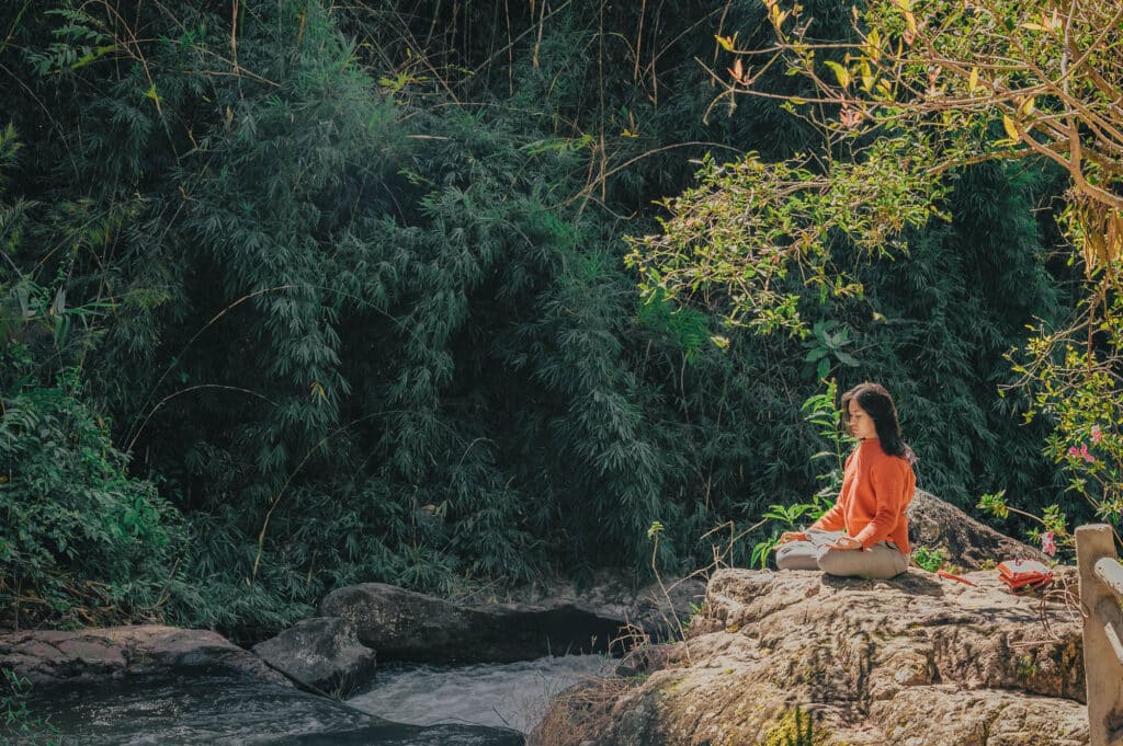 usnadnit začátky při meditaci