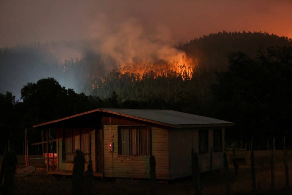 Při požárech v Chile zahynulo nejméně 24 lidí