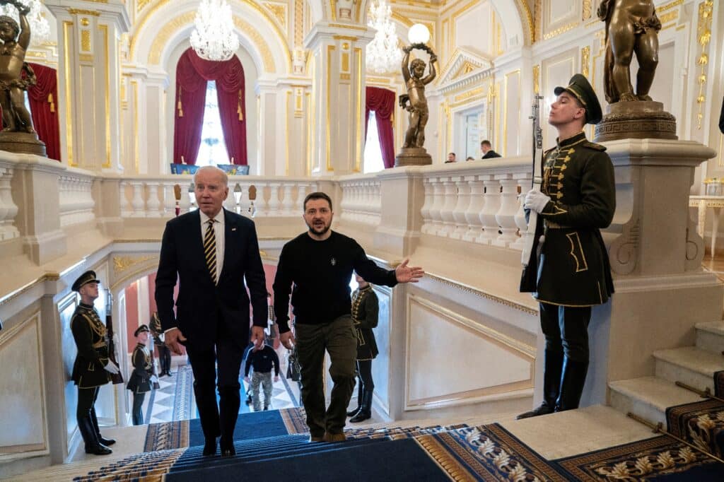 Americký prezident Biden dorazil Kyjeva