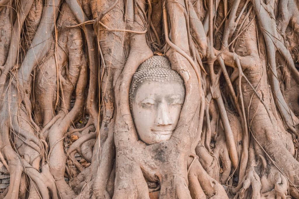 chrámy Ayutthaya Thajsko