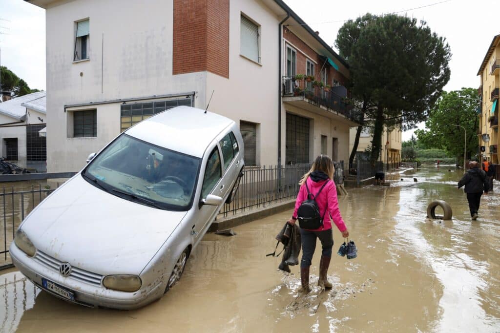 Alluvioni hanno colpito l'Emilia-Romagna