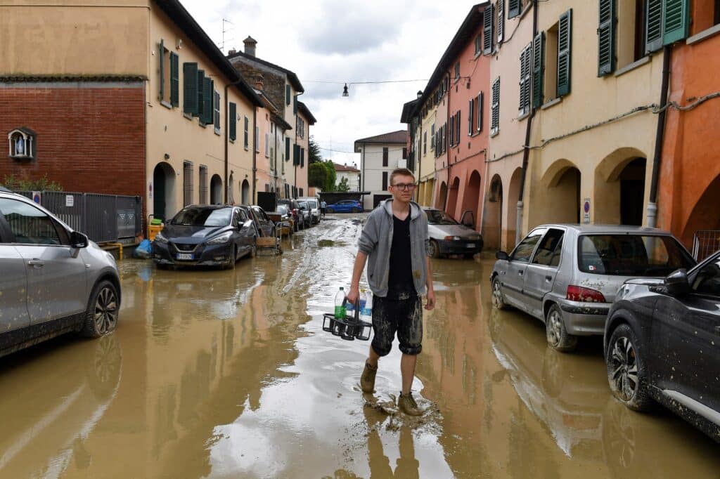 Nell'area è caduta una quantità record di pioggia in poche decine di ore