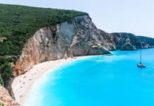 Ostrov Lefkada Řecko