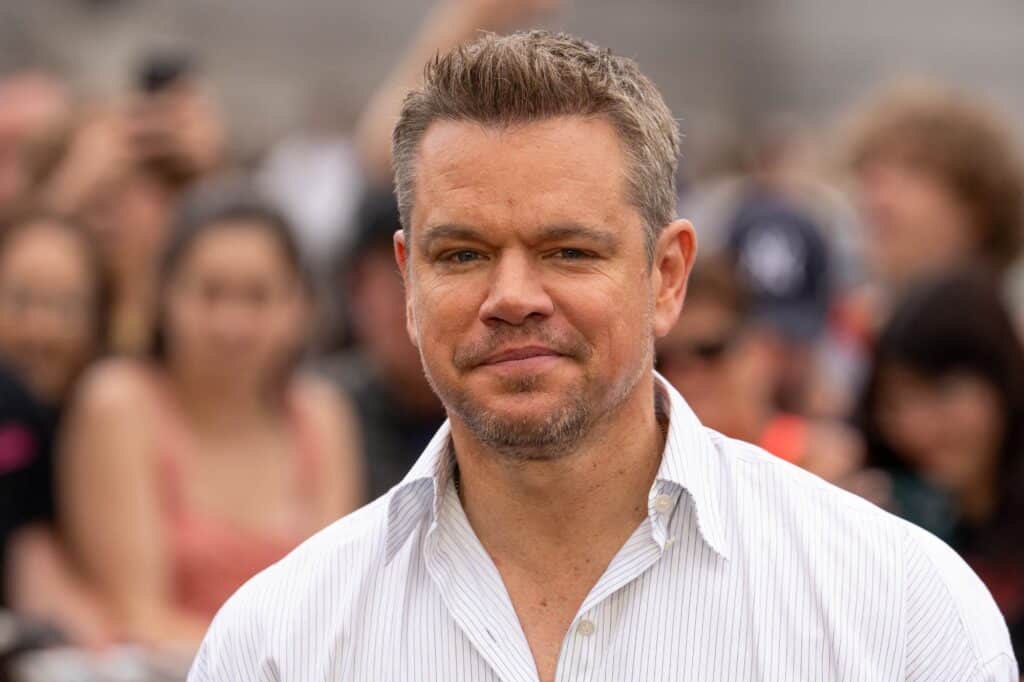 Matt Damon na premiéře v Londýně