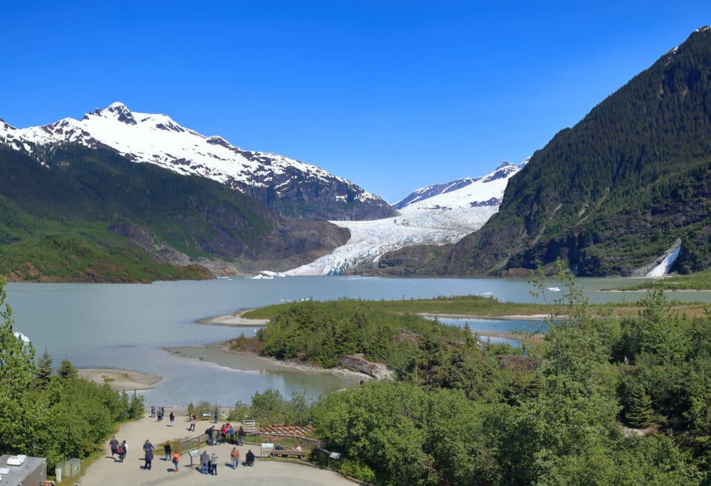 změna klimatu Aljaška mizí ledovec
