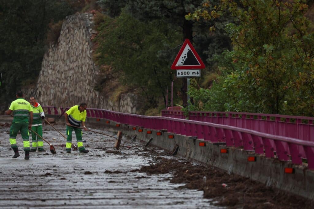 Zanesený most po bouři, Toledo