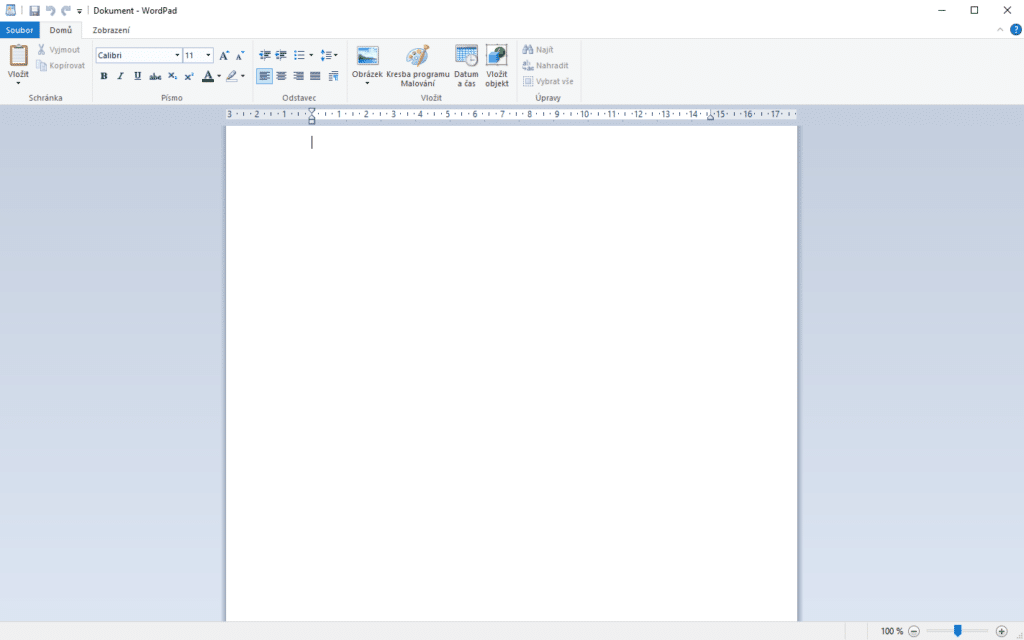 WordPad se poprvé objevil v systému Windows 95