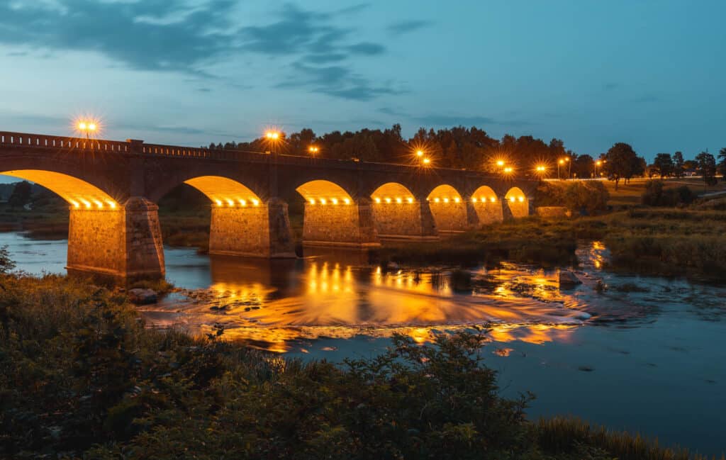 Lotyšské Benátky Kuldīga UNESCO