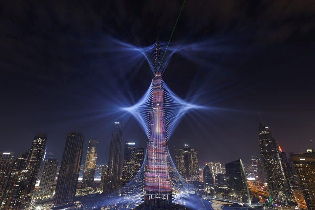 Světelná show v Dubaji, Spojené arabské emiráty