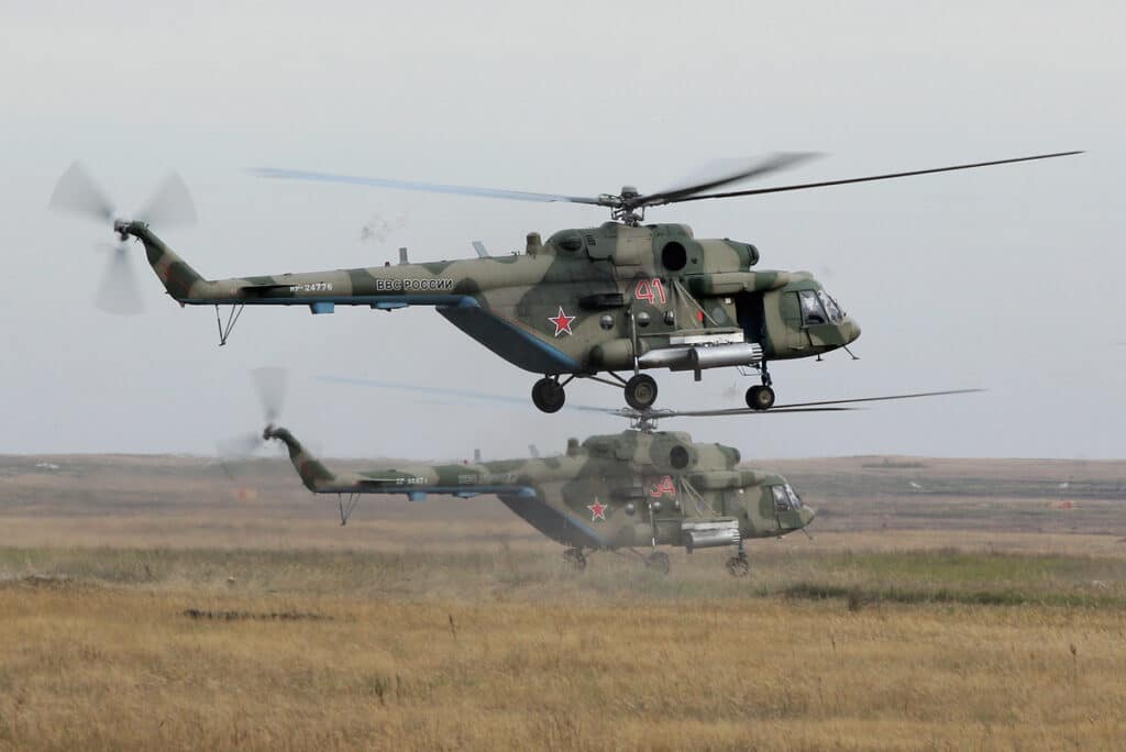 Ruské vrtulníky Mi-8