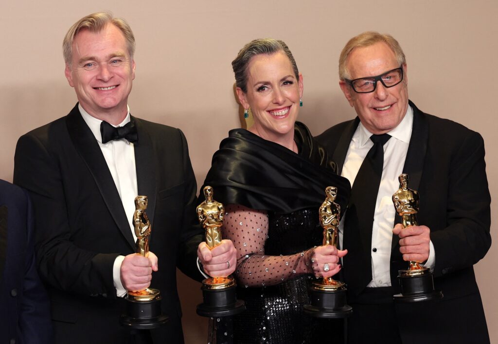 Christopher Nolan, Emma Thomas a Charles Roven