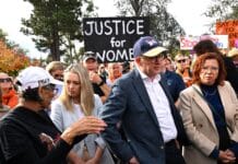 Protesty v Austrálii násilí na ženách