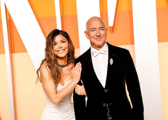 Lauren Sánchez a Jeff Bezos