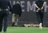Fanoušek slavil a spadl z tribuny, nyní je v kritickém stavu
