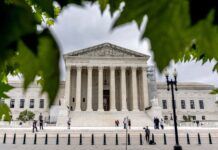 Budova Nejvyššího soudu Spojených států amerických ve Washingtonu, D.C.