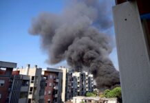 V Římě explodovala čerpací stanice, přes 20 lidí utrpělo zranění