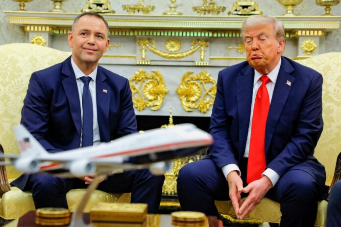 Donald Trump a Karol Nawrocký