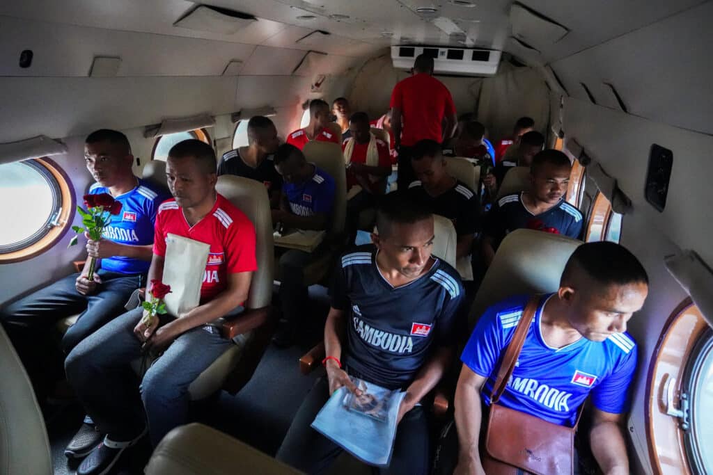 Thajsko propustilo 18 kambodžských vojáků