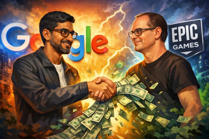 Google a Epic Games mají tajnou dohodu za 800 milionů dolarů