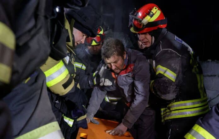 Rusko v noci zaútočilo v Dněpropetrovské oblasti