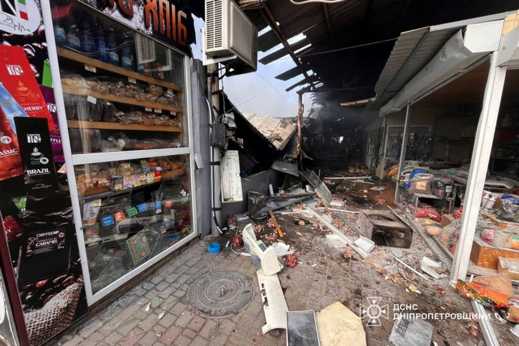 Rusko zaútočilo na tržnici v Nichopolu