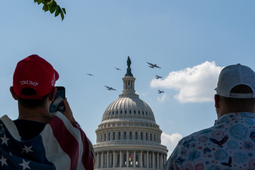 Amerika, Washington, Den Nezávislosti, Salute to America, Capitol