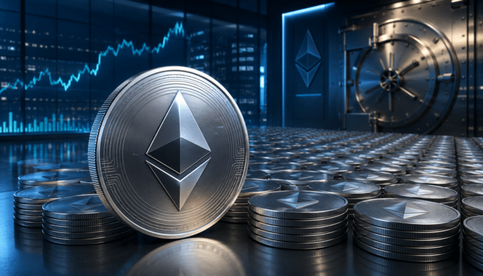 Bitmine už drží téměř pět procent všech etherů. Nákupy ale výrazně zpomalila
